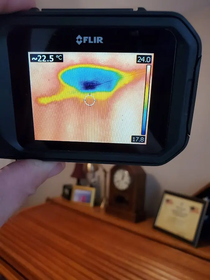 Thermal imaging inspection for water damage in Gadsden
