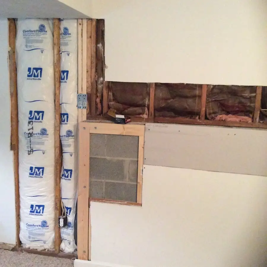 Wall insulation replacement during Structural Drying in Gadsden